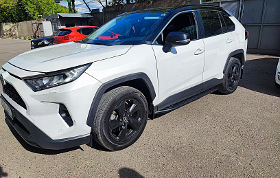 Пороги для Toyota RAV4 19+ гг. дизайн 2