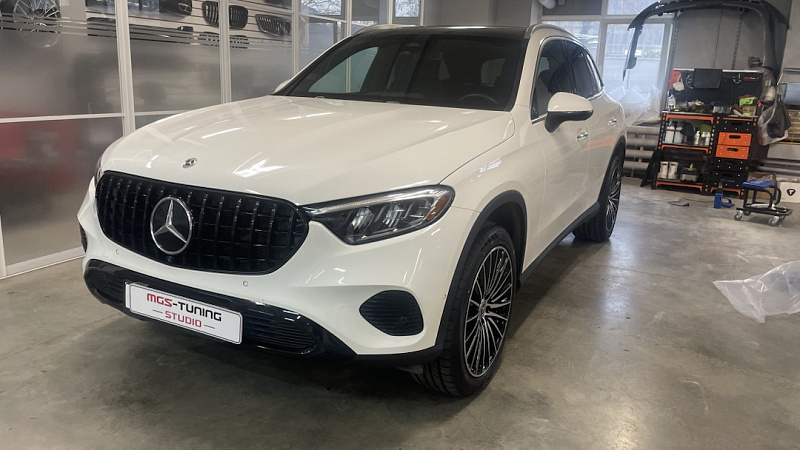 Решётка Mercedes GLC/GLC-Coupe X254/C254 GT Style black не для AMG