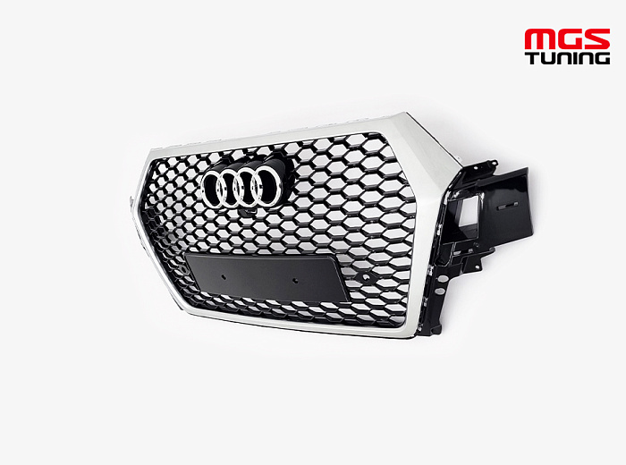 Решётка на Audi Q7 15-н.в. в стиле RSQ7 style #1 / Решётка на Ауди Ку7 15-н.в. в стиле РСКу7 стиль #1