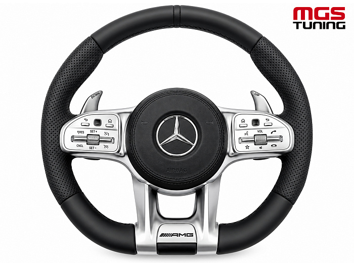 Руль Mercedes 63 AMG с активным круиз контролем + подушка / Руль Мерседес 63 АМГ с активным круиз контролем + подушка