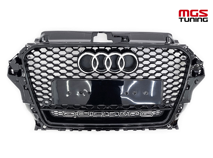 Решётка на Audi A3 12-16 в стиле RS3 style #3 / Решётка на Ауди А3 12-16 в стиле РС3 стиль #3