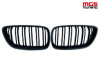 Решётка в стиле BMW M2 f22 13-20 черный мат / Решётка в стиле БМВ М2 Ф22 13-20 черный мат