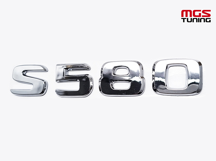 Шильдик S580 для Mercedes Benz / Шильдик С580 для Мерседес Бенц