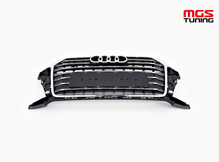 Решётка на Audi Q3 14-18 в стиле SQ3 style #1 / Решётка на Ауди Ку3 14-18 в стиле СКу3 стиль #1
