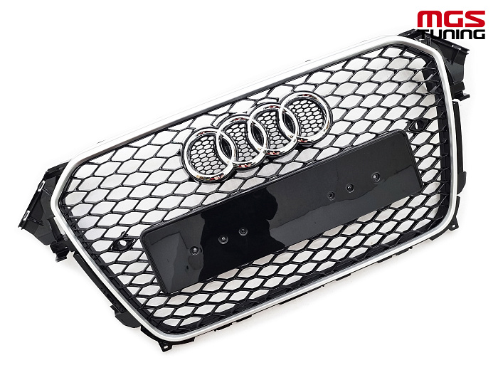 Решётка на Audi A4 11-15 в стиле RS4 style #3 / Решётка на Ауди А4 11-15 в стиле РС4 стиль #3