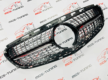 Решётка Mercedes E-class w212 13-16 Diamond Black 4