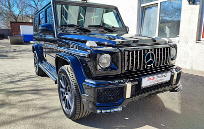 Передние фары на Mercedes G-class 07-18 гг. рестайлинг 2018 черные