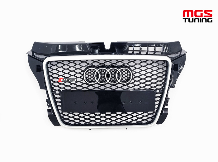 Решётка на Audi A3 08-13 в стиле RS3 style #3 / Решётка на Ауди А3 08-13 в стиле РС3 стиль #3