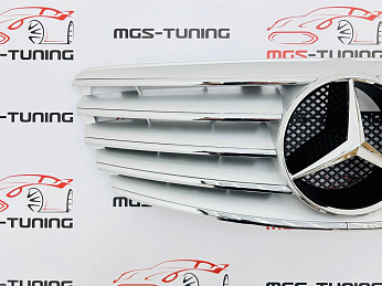 Решётка Mercedes E -class w211 02-06 полностью хромированная 2