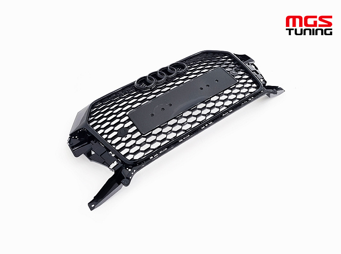 Решётка на Audi Q3 14-18 в стиле RSQ3 style #4 / Решётка на Ауди Ку3 14-18 в стиле РСКу3 стиль #4