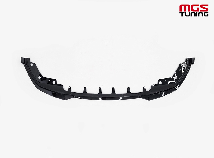 Губа переднего бампера BMW 3 series G20 M-Performance 340 style (черный глянец) 3 pcs / Губа переднего бампера БМВ 3 серия Г20 М-Перформанс 340 стиль (черный глянец) 3 части
