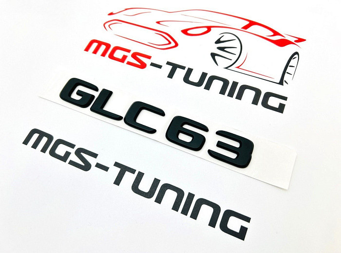 Шильдик GLC63 черный / Шильдик ГЛЦ63 черный