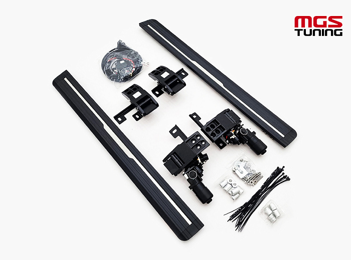 Пороги выдвижные Mercedes Benz G-class w464 короткие / Пороги выдвижные Мерседес Бенц Г-класс В464 короткие