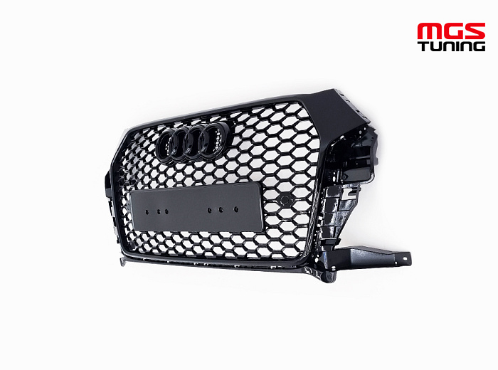 Решётка на Audi Q3 14-18 в стиле RSQ3 style #4 / Решётка на Ауди Ку3 14-18 в стиле РСКу3 стиль #4
