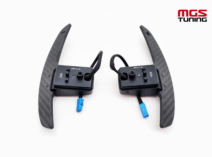 Подрулевые лепестки BMW 1-4 серия, X5-X6 F кузова Pro Shift Carbon  / Подрулевые лепестки БМВ 1-4 серия, Х5-Х6 Ф кузова Про Шифт Карбон