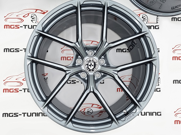 Комплект кованых дисков HRE P101CS R20 5x112 J9.5 et26/J10.5 et26 графит / Комплект кованых дисков ХРЕ П101ЦС Р20 5Х112 Ж9.5 ЕТ26/Ж10.5 ЕТ26 графит