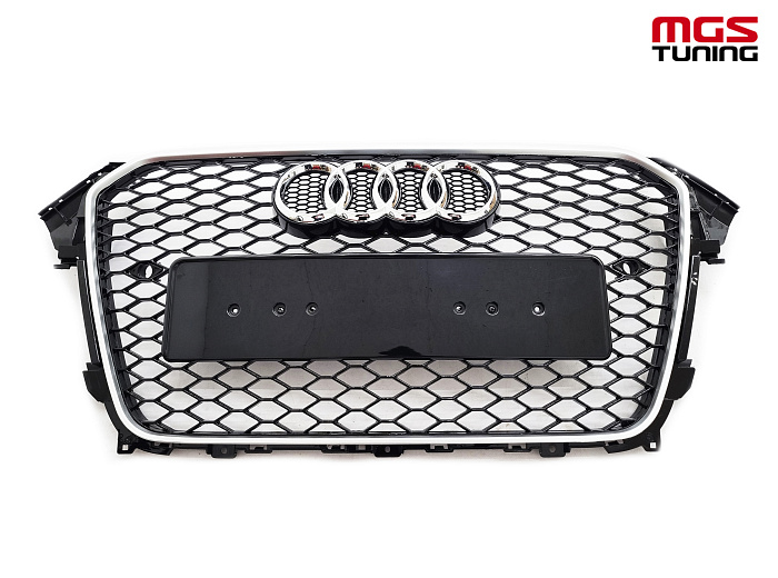 Решётка на Audi A4 11-15 в стиле RS4 style #3 / Решётка на Ауди А4 11-15 в стиле РС4 стиль #3