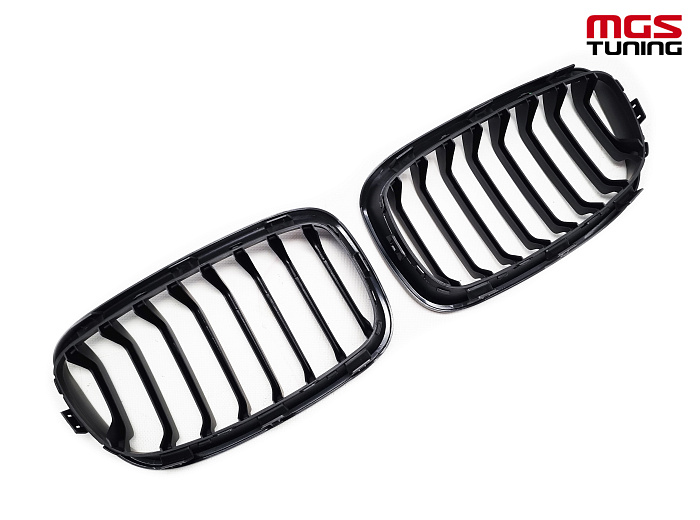 Решётка в стиле M-Performance BMW f20 11-15 черный мат / Решётка в стиле М-Перформанс БМВ Ф20 11-15 черный мат
