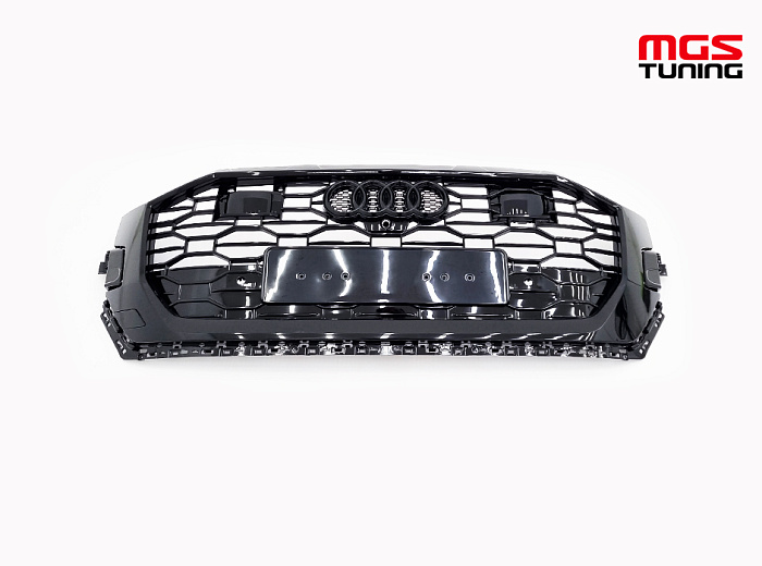 Решётка на Audi Q8 18-н.в. в стиле RSQ8 style #2 под радар / Решётка на Ауди Ку8 18-н.в. в стиле РСКу8 стиль #2 под радар