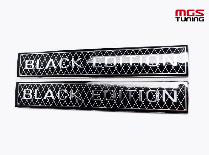 Шильдик Black Edition / Шильдик чёрный Эдишн