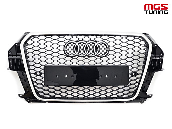 Решётка на Audi Q3 11-14 в стиле RSQ3 style #2 / Решётка на Ауди Ку3 11-14 в стиле РСКу3 стиль #2 Решётка на Audi Q3 11-14 в стиле RSQ3 style #2 / Решётка на Ауди Ку3 11-14 в стиле РСКу3 стиль #2
