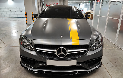 Губа переднего бампера Mercedes C-class w205 C63 AMG Edition 1
