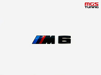 Шильдик "M6" на багажник черный / Шильдик "М6" на багажник черный