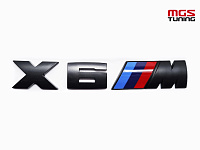 Шильдик на крышку багажника BMW "Х6 М" черный / Шильдик на крышку багажника БМВ "Х6 М" черный