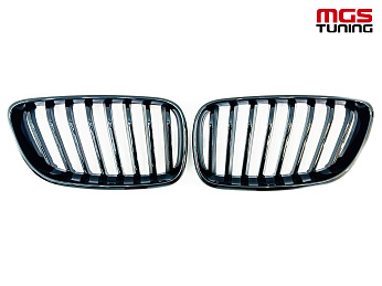 Решётка в стиле M-Performance BMW f22 13-20 черный глянец / Решётка в стиле М-Перформанс БМВ Ф22 13-20 черный глянец