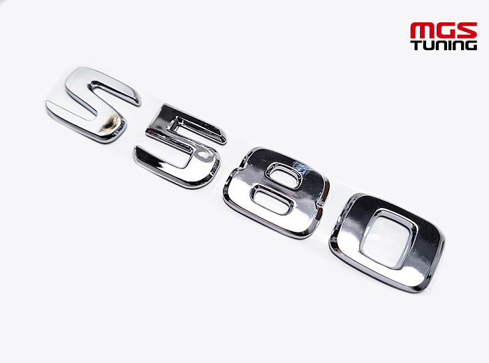 Шильдик S580 для Mercedes Benz / Шильдик С580 для Мерседес Бенц