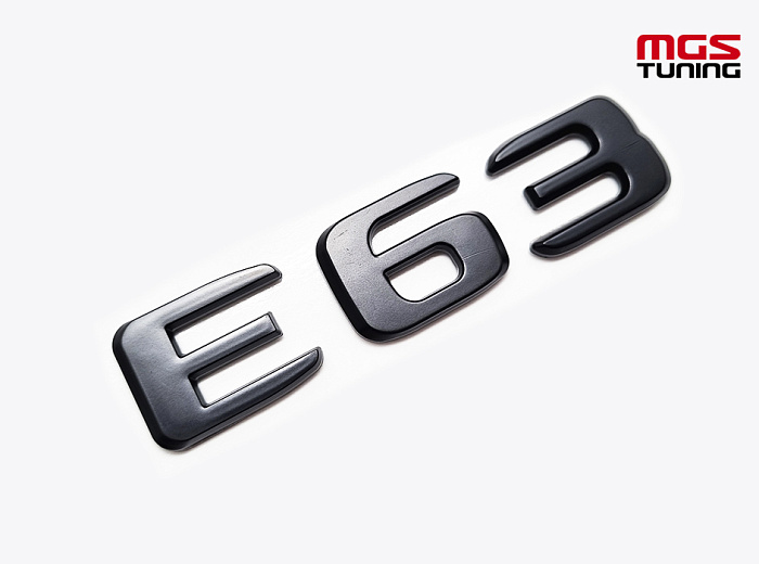 Шильдик Е63 черный