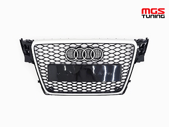 Решётка на Audi A4 07-12 в стиле RS4 style #5 / Решётка на Ауди А4 07-12 в стиле РС4 стиль #5