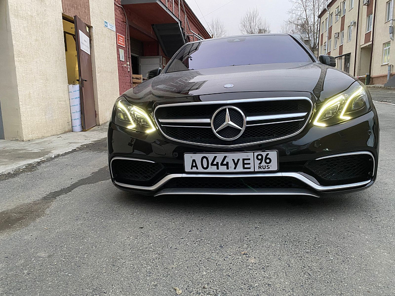 Бампер передний Mercedes E-class w212 13-16 E63 AMG