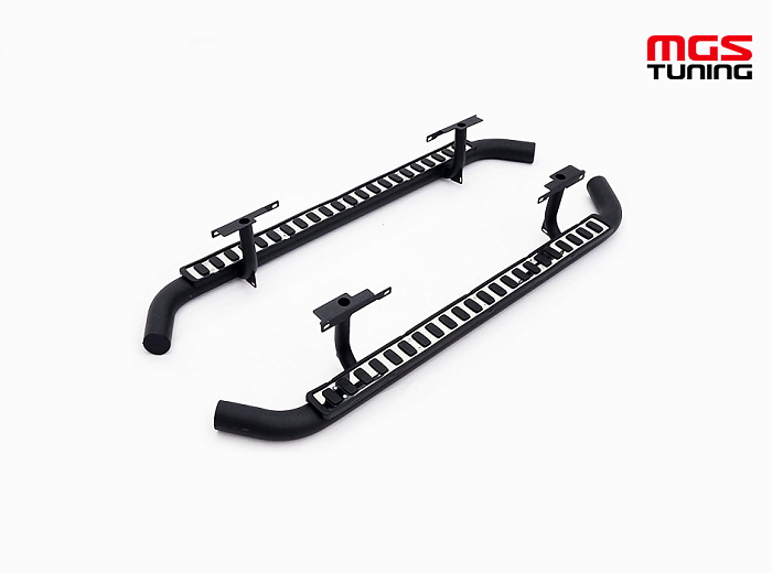 Пороги Land Rover Defender 110 silver 83-20 / Пороги Лэнд Ровер Дефендер 110 серебро 83-20