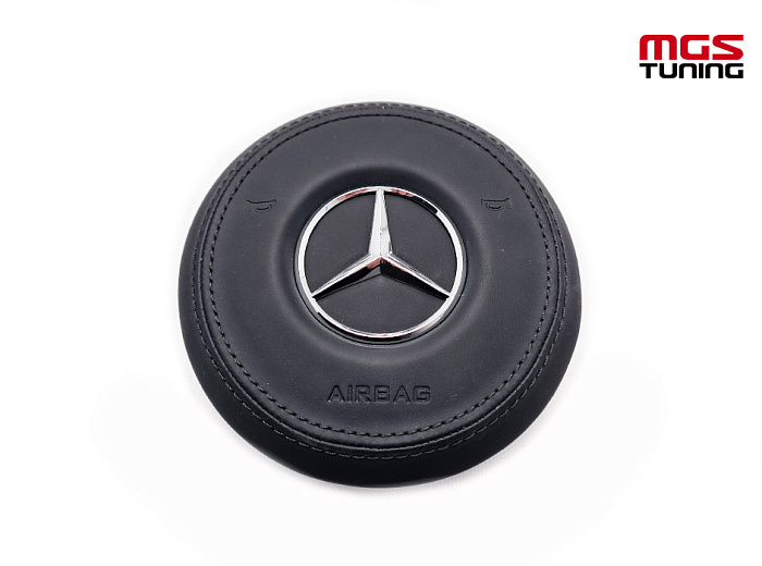 Подушка безопасности в руль Mercedes AMG с чёрной строчкой / Подушка безопасности в руль Мерседес АМГ с чёрной строчкой