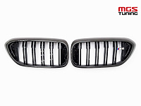 Решётка в стиле BMW M5 G30 карбон / Решётка в стиле БМВ М5 Г30 карбон