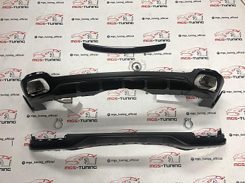 Комплект в стиле M-Tech Aero (с ромбовидными 5.0i насадками) для BMW X5 F15 (2013-2018) / Комплект в стиле М-Тех Аэро (с ромбовидными 5.0 насадками) для БМВ Х5 Ф15 (2013-2018) Комплект в стиле M-Tech Aero (с ромбовидными 5.0i насадками) для BMW X5 F15 (2013-2018) / Комплект в стиле М-Тех Аэро (с ромбовидными 5.0 насадками) для БМВ Х5 Ф15 (2013-2018)