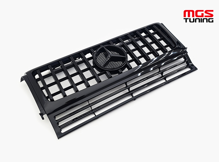 Решётка Mercedes G-class w463 GT style black / Решётка Мерседес Г-класс В463 ГТ стиль чёрный