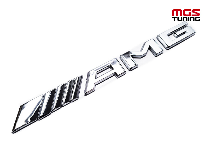 Шильдик AMG хром нового образца / Шильдик АМГ хром нового образца