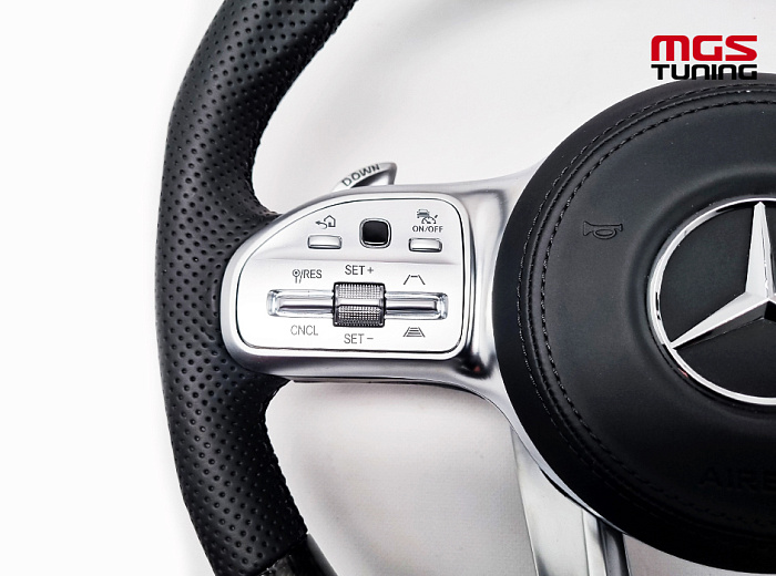 Руль Mercedes 63 AMG карбон с активным круиз контролем + подушка / Руль Мерседес 63 АМГ карбон с активным круиз контролем + подушка