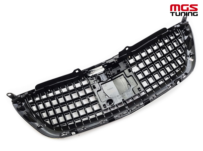 Решетка в стиле Maybach (с логотипом) для Mercedes S-class W222 (2013-2020) / Решетка в стиле Майбах (с логотипом) для Мерседес С-класс В222 (2013-2020)