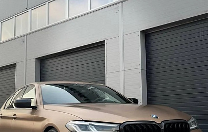 Губа переднего бампера BMW 5 series g30 рест. M-Performance style (под карбон)