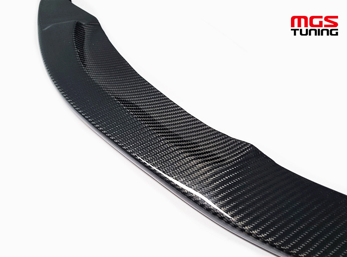 Губа переднего бампера M-Performance style карбон для BMW M3/M4 F80/F82 / Губа переднего бампера М-Перформанс стиль карбон для БМВ М3/М4 Ф80/Ф82