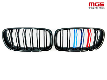 Решётка в стиле BMW M3 f30 с триколором М / Решётка в стиле БМВ М3 Ф30 с триколором М