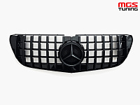 Решетка GT Style Black для Mercedes Vito-class W447 (2014-2018 / Решетка ГТ Стайл Черная для Мерседес Вито-класс В447 (2014-2018