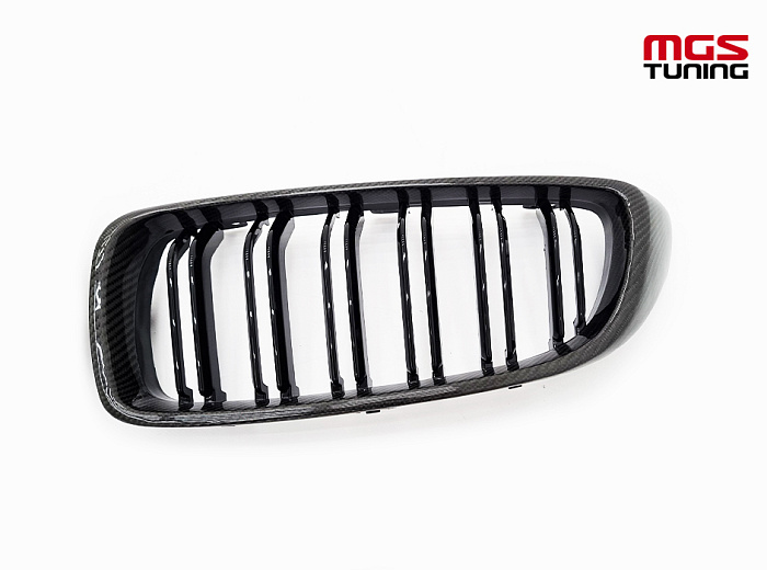 Решётка в стиле BMW M4 f32 карбон / Решётка в стиле БМВ М4 Ф32 карбон