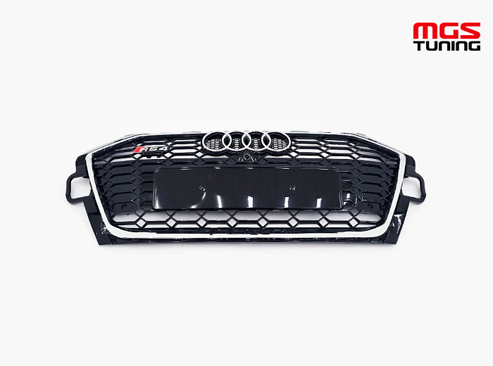 Решётка на Audi A4 19-н.в. в стиле RS4 style #1 / Решётка на Ауди А4 19-н.в. в стиле РС4 стиль #1