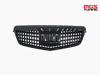Решетка в стиле Maybach black для Mercedes E-class W212 (2009-2013) / Решетка в стиле Майбах черная для Мерседес Е-класс В212 (2009-2013)