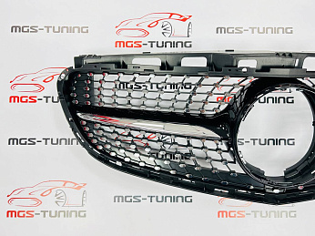 Решётка Mercedes E-class w212 13-16 Diamond Black 2