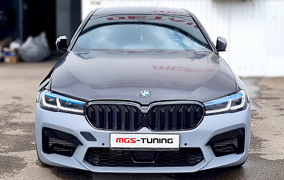 Бампер передний в сборе BMW 5 series G30 М5 style для переделки с передней оптикой